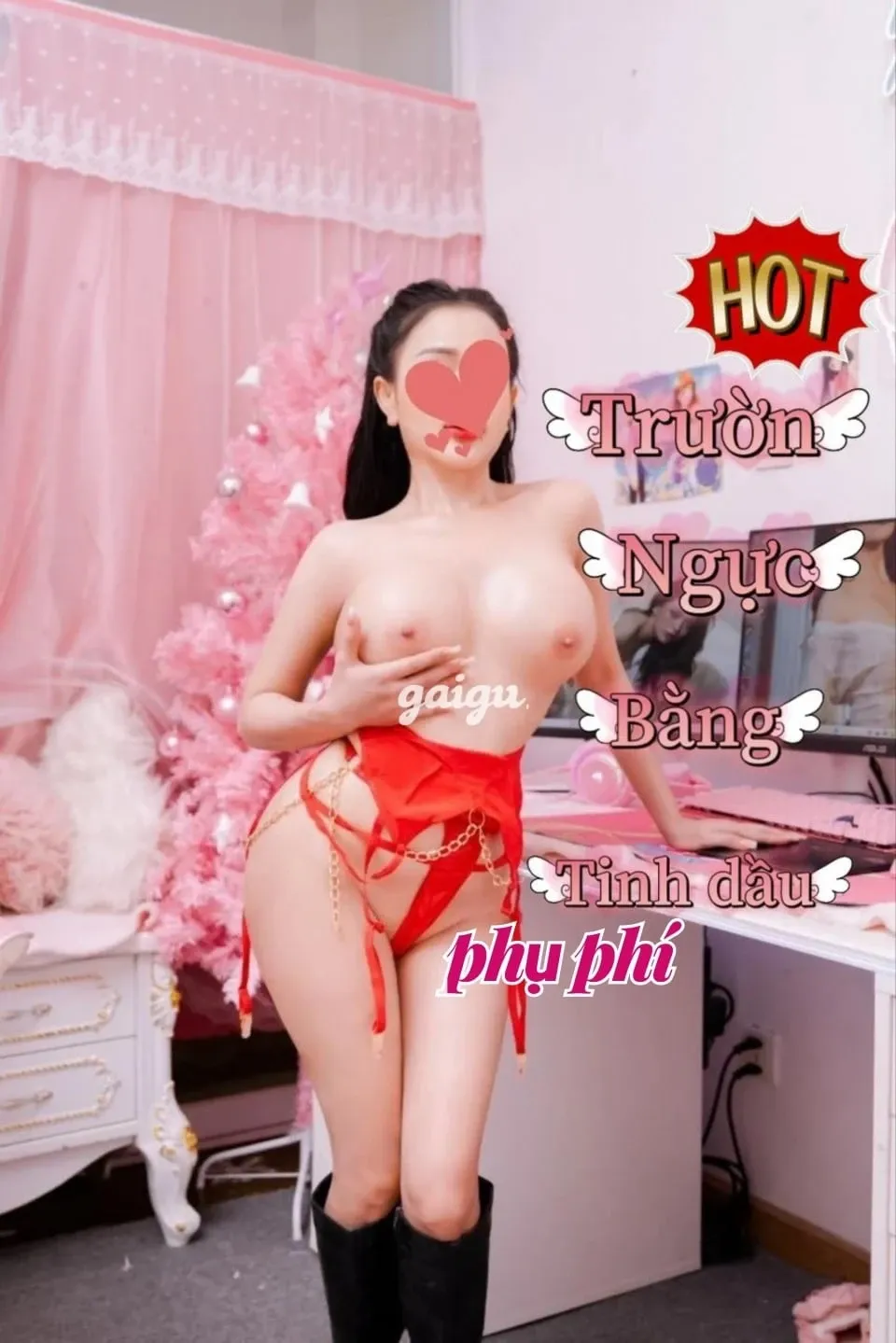 NGỰC ĐẸP—THANH THANH -CÔ NÀNG ĐÁNG YÊU, CHIỀU KHÁCH NHƯ NGỪOI TÌNH - vào gaigu.link khi bị chặn - Gái gọi 777